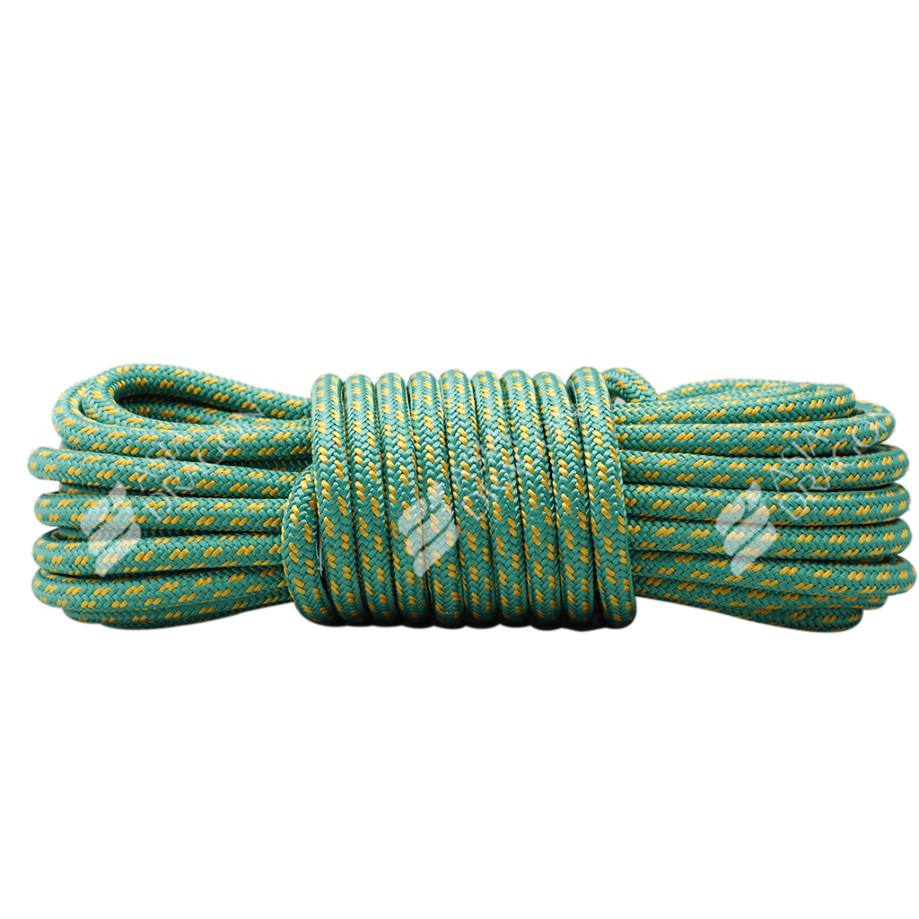 PET Climbing Rope (Green w/ Yellow Tracer)