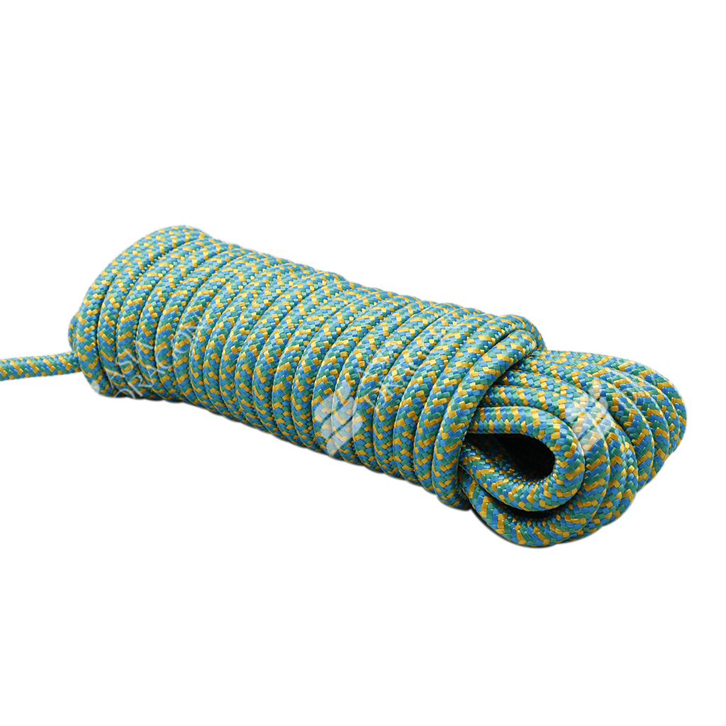 PET Climbing Rope (Green w/ Yellow Tracer)