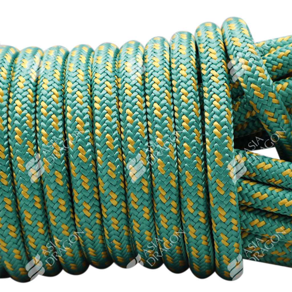 PET Climbing Rope (Green w/ Yellow Tracer)