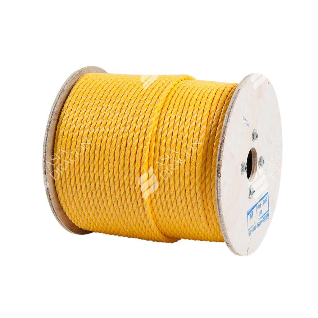 PP 3-Strand Rope (Yellow Color) Spool