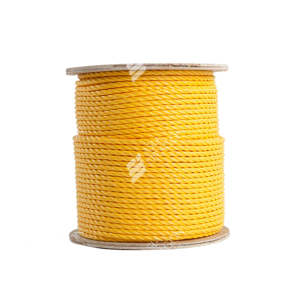 PP 3-Strand Rope (Yellow Color) Spool