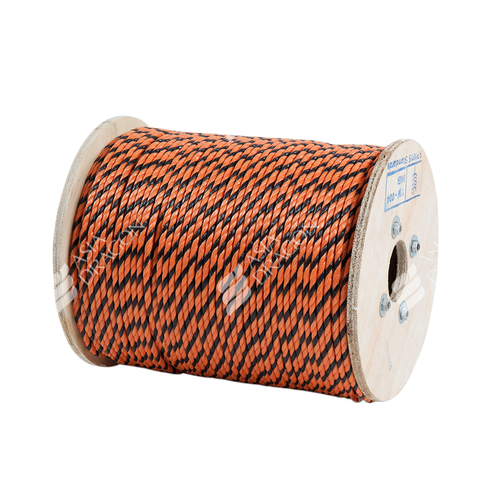 PP 3-Strand Tiger Rope (Orange Color)