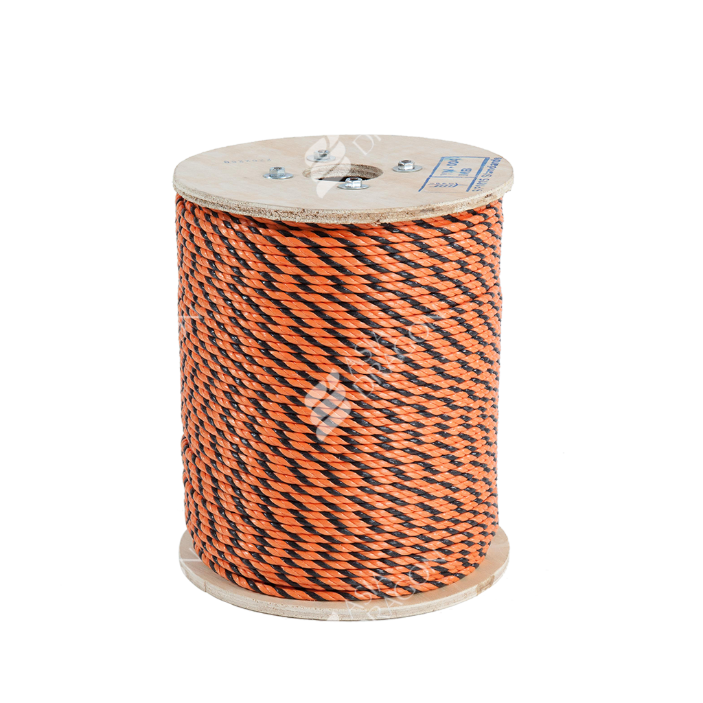 PP 3-Strand Tiger Rope (Orange Color)